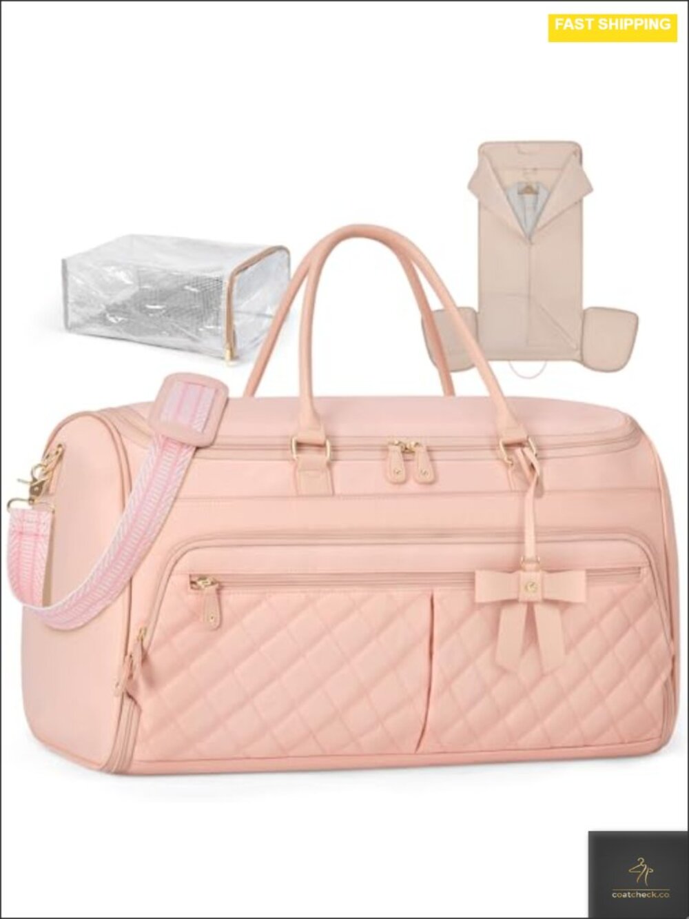 Convertible Garment Duffle Bag Travel Carry On with Shoe Bag Wet Pocket